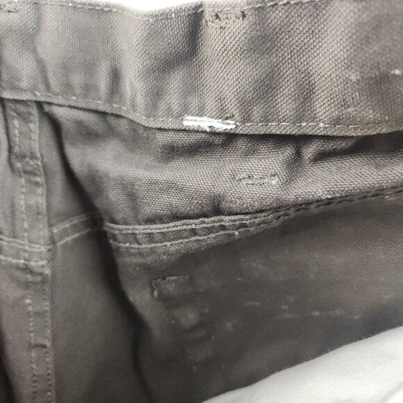 Carpenter Canvas Shorts Mens 34 Regular Hammer Loop Workwear Utility Faded Brown - Picture 9 of 11